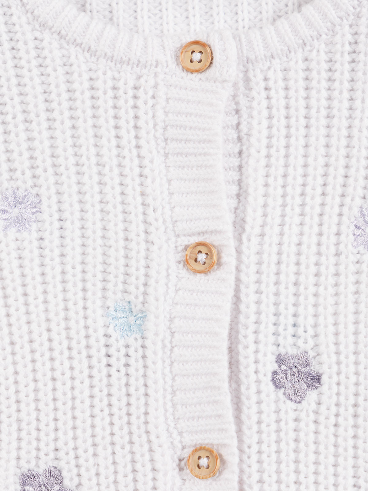 Gilet blanc fleuri fille (3-36M) Gilet blanc fleuri fille (3-36M)