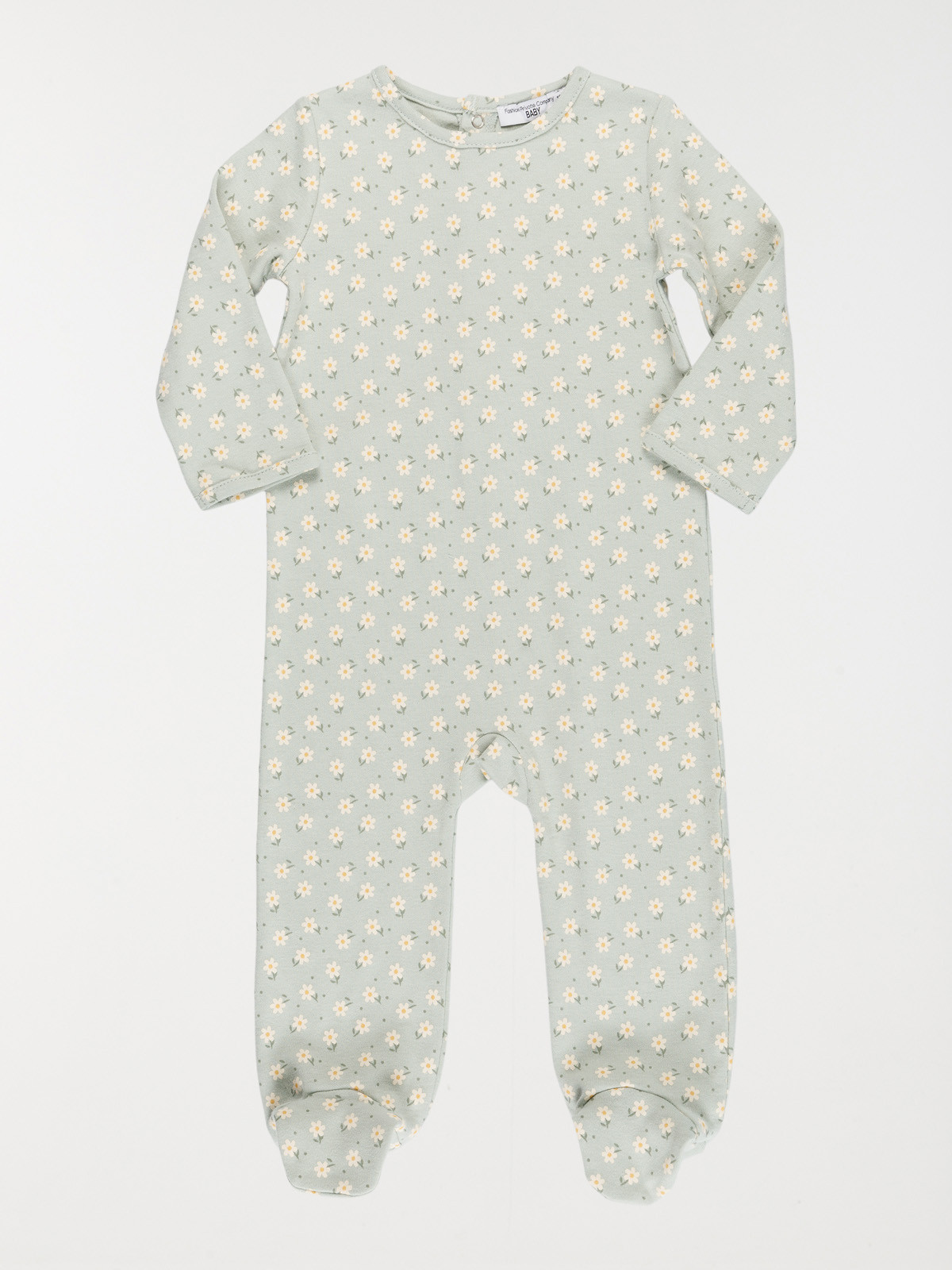Dors-bien motif fleuri fille (3-24M)