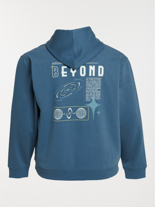 Sweat capuche grande taille...