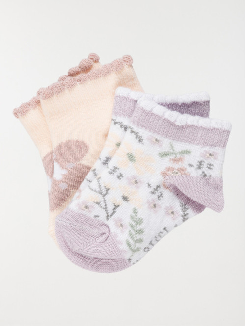 Lot 2 paires chaussettes...