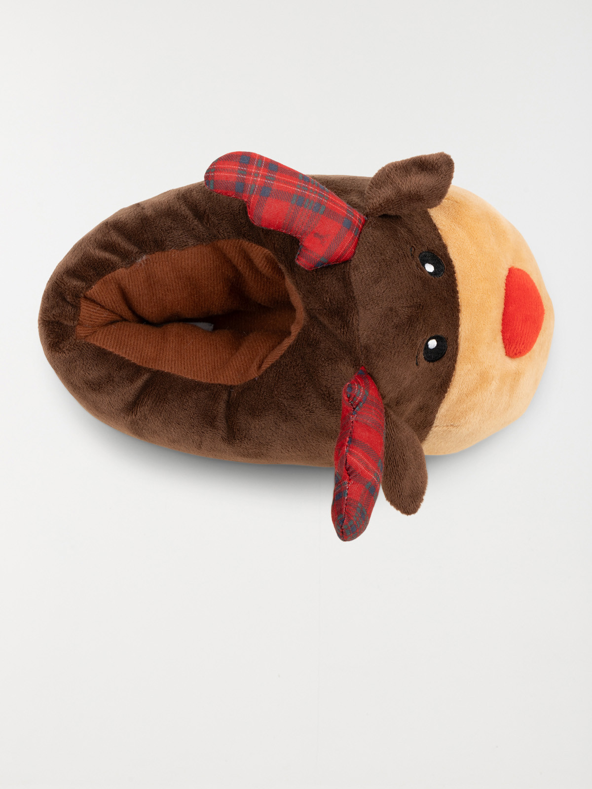 Chaussons cerf 3D garçon marron (32-39) Chaussons cerf 3D garçon marron (32-39)