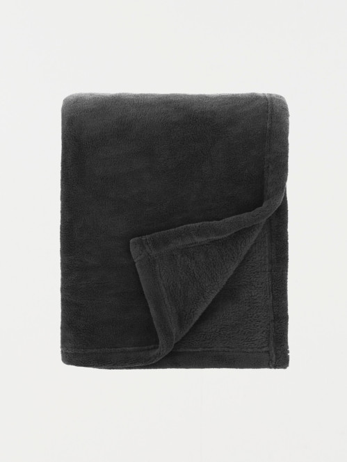 Plaid gris anthracite 130 x 170 cm