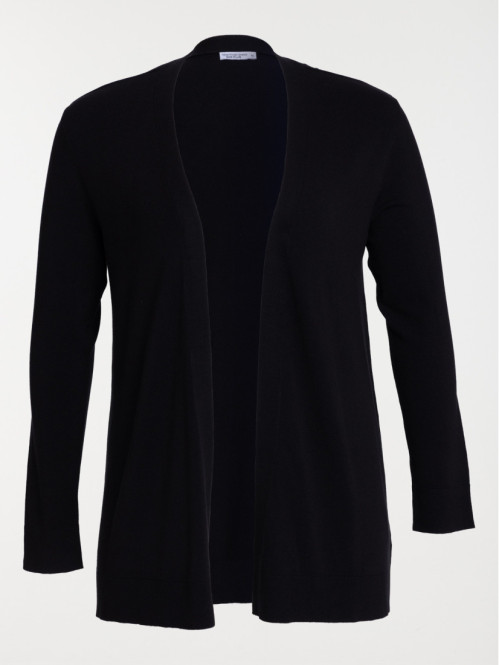Gilet noir grande taille femme