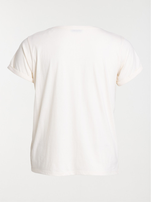 T-shirt fleuri grande taille femme T-shirt fleuri grande taille femme