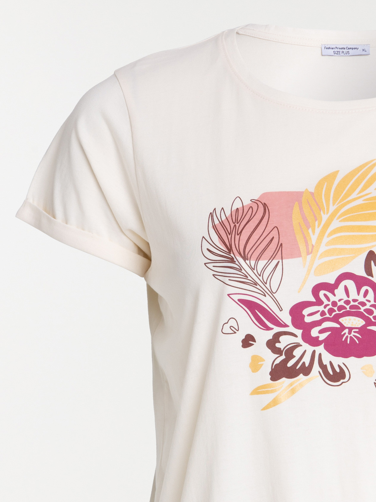 T-shirt fleuri grande taille femme T-shirt fleuri grande taille femme