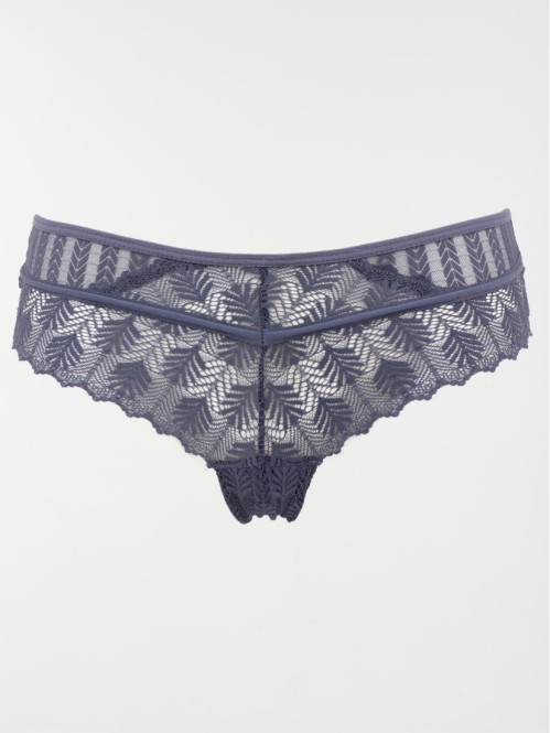 Shorty dentelle bleu orage femme (S-XL)