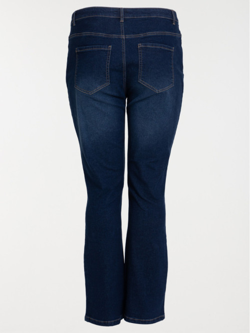 Jean bootcut brut grande taille femme