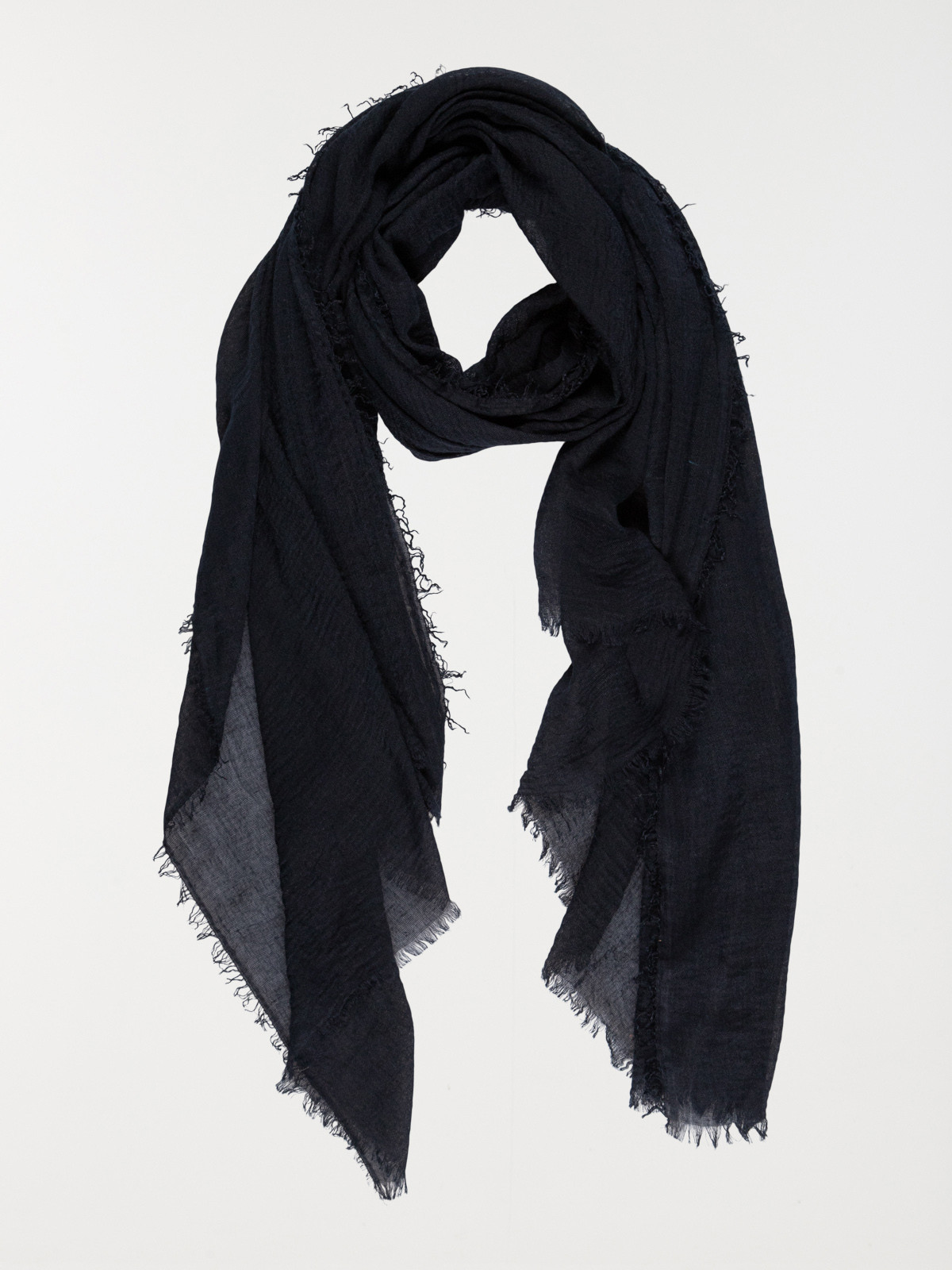 Foulard coloris marine femme