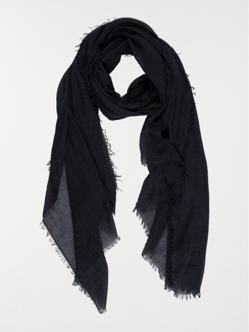 Foulard coloris marine femme