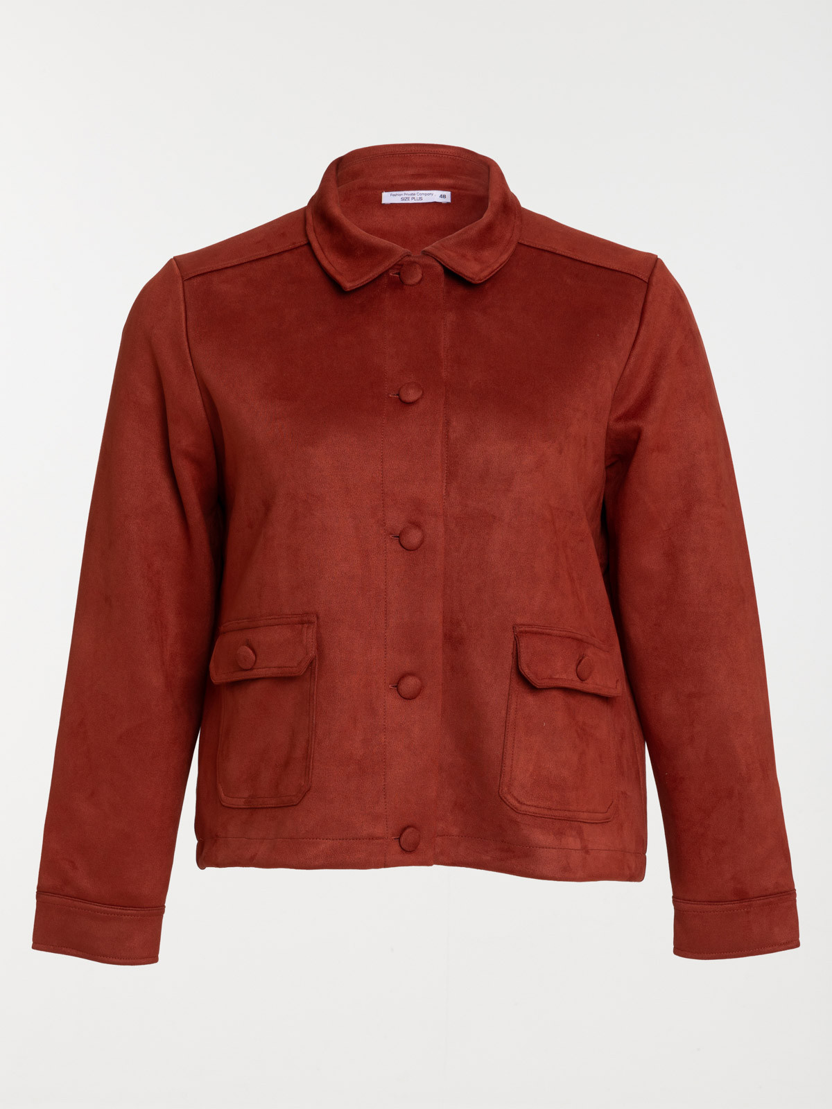 Veste suédine grande taille femme