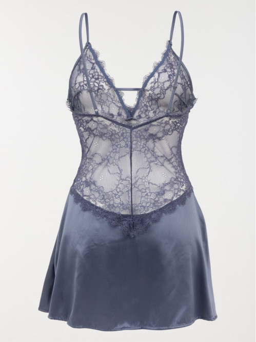 Nuisette satin et dentelle femme Nuisette satin et dentelle femme