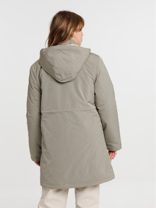 Parka capuche douce tilleul...