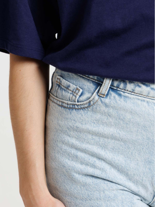 Jean regular bleached femme