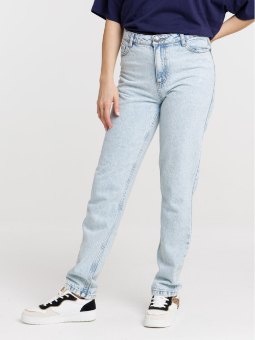 Jean regular bleached femme