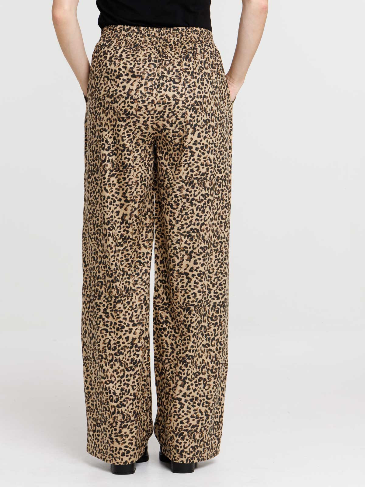 Pantalon large léopard femme Pantalon large léopard femme