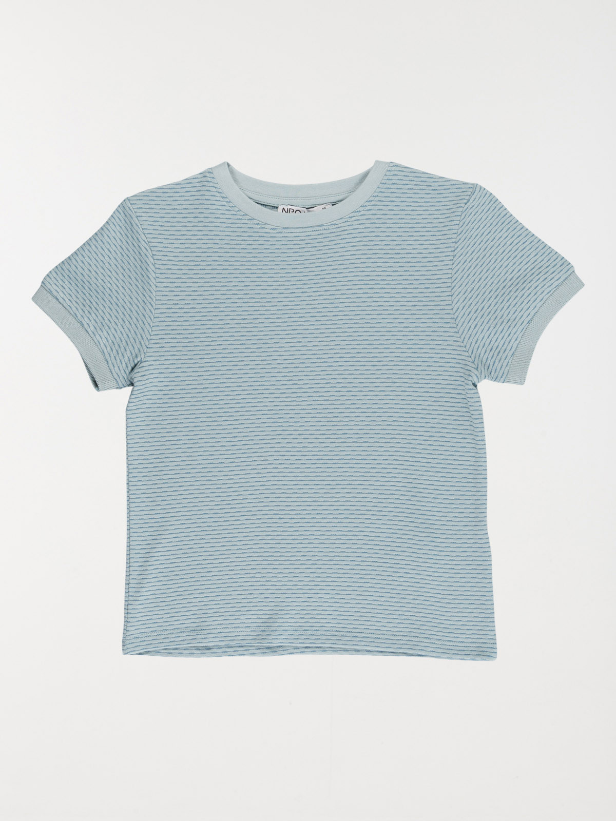 T-shirt uni ardoise clair garçon (3-12A)