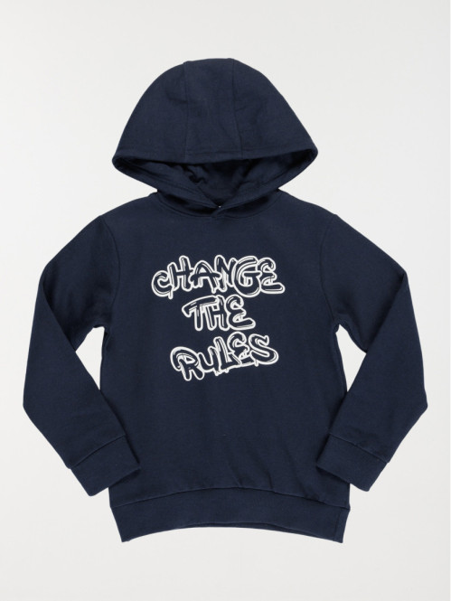 Sweat à capuche imprimé garçon (3-12A)