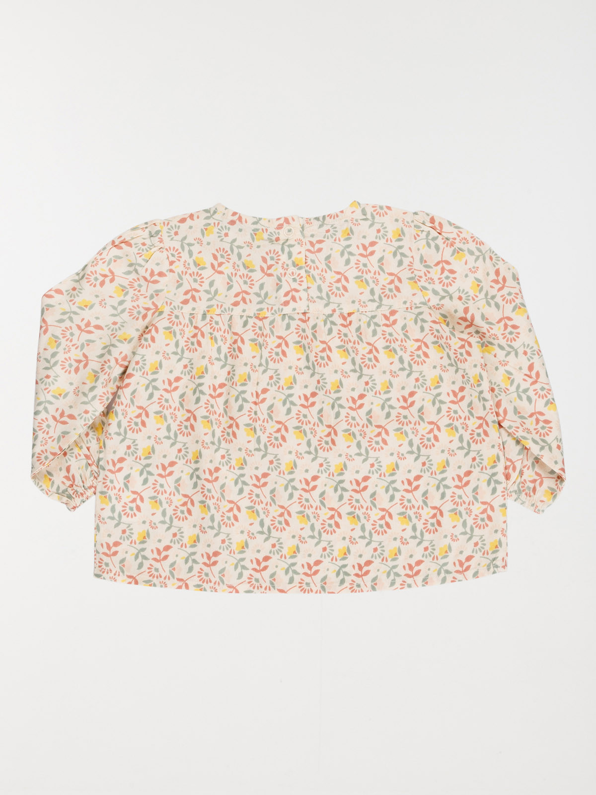 Blouse fleurie col rond fille (3-36M)
