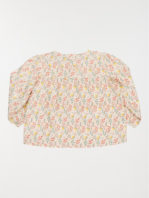 Blouse fleurie col rond...