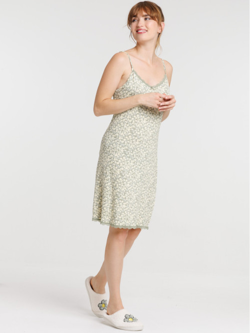 Nusiette tilleul fleurie femme