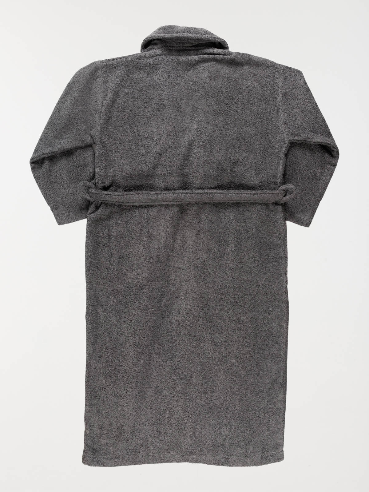 Peignoir adulte gris anthracite