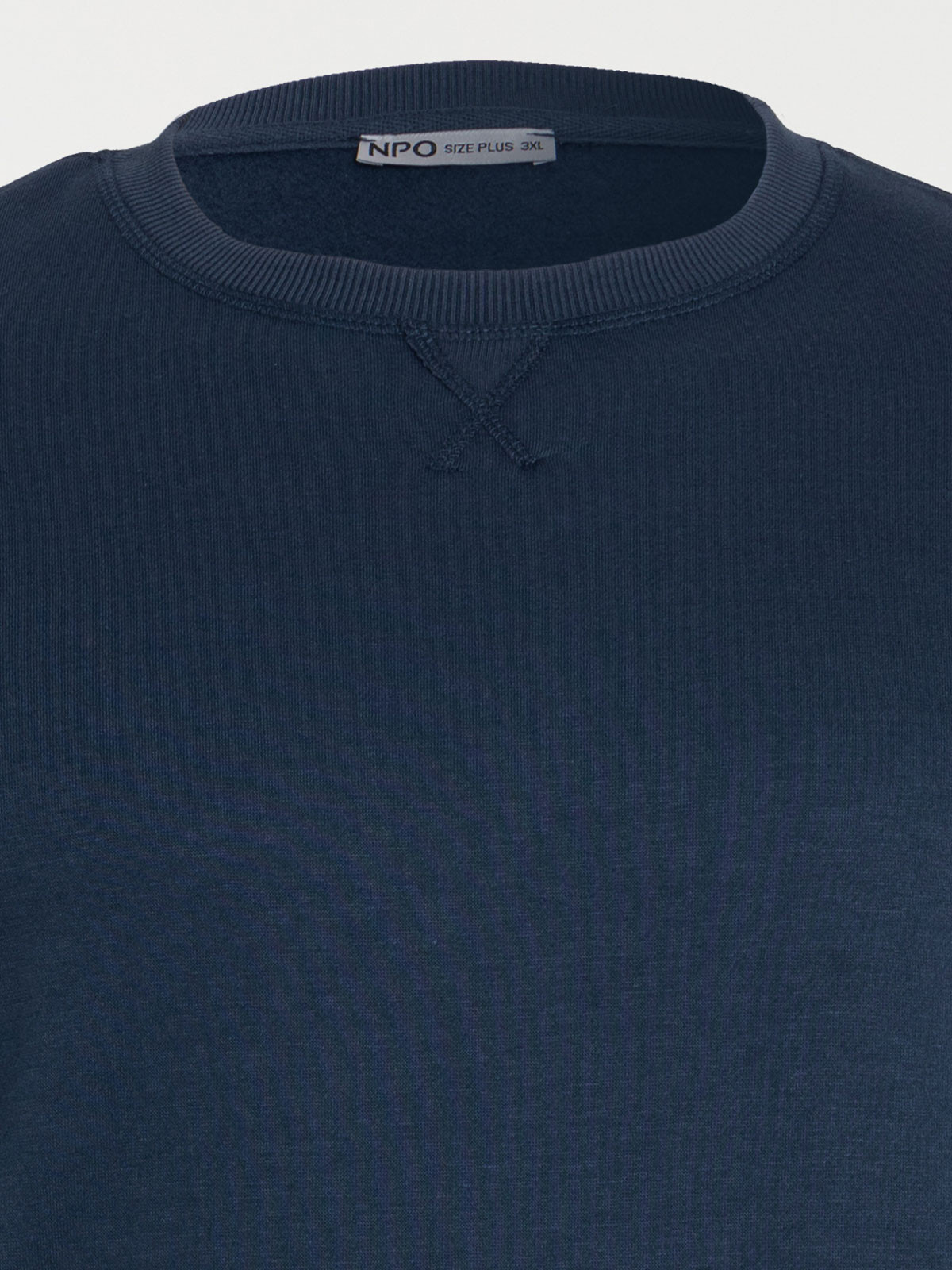 Sweat bleu nuit homme grande taille