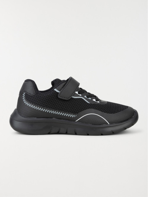 Baskets de sport noires garçon (31-39)