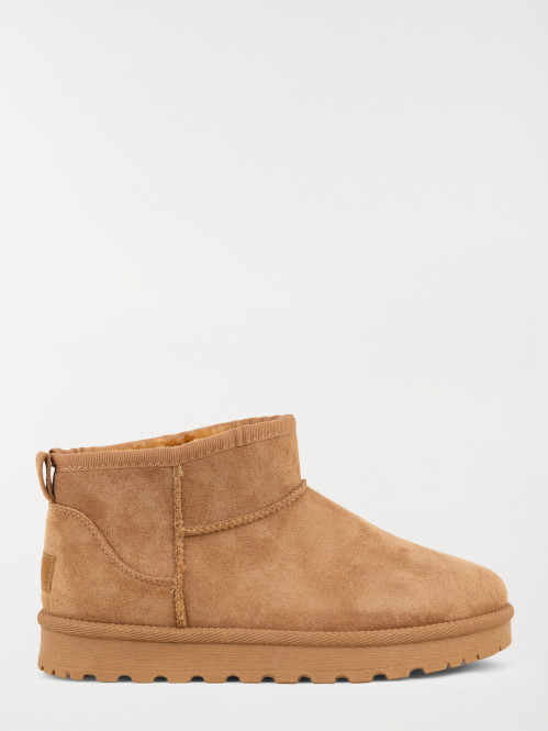 Bottines plates camel femme (36-41)
