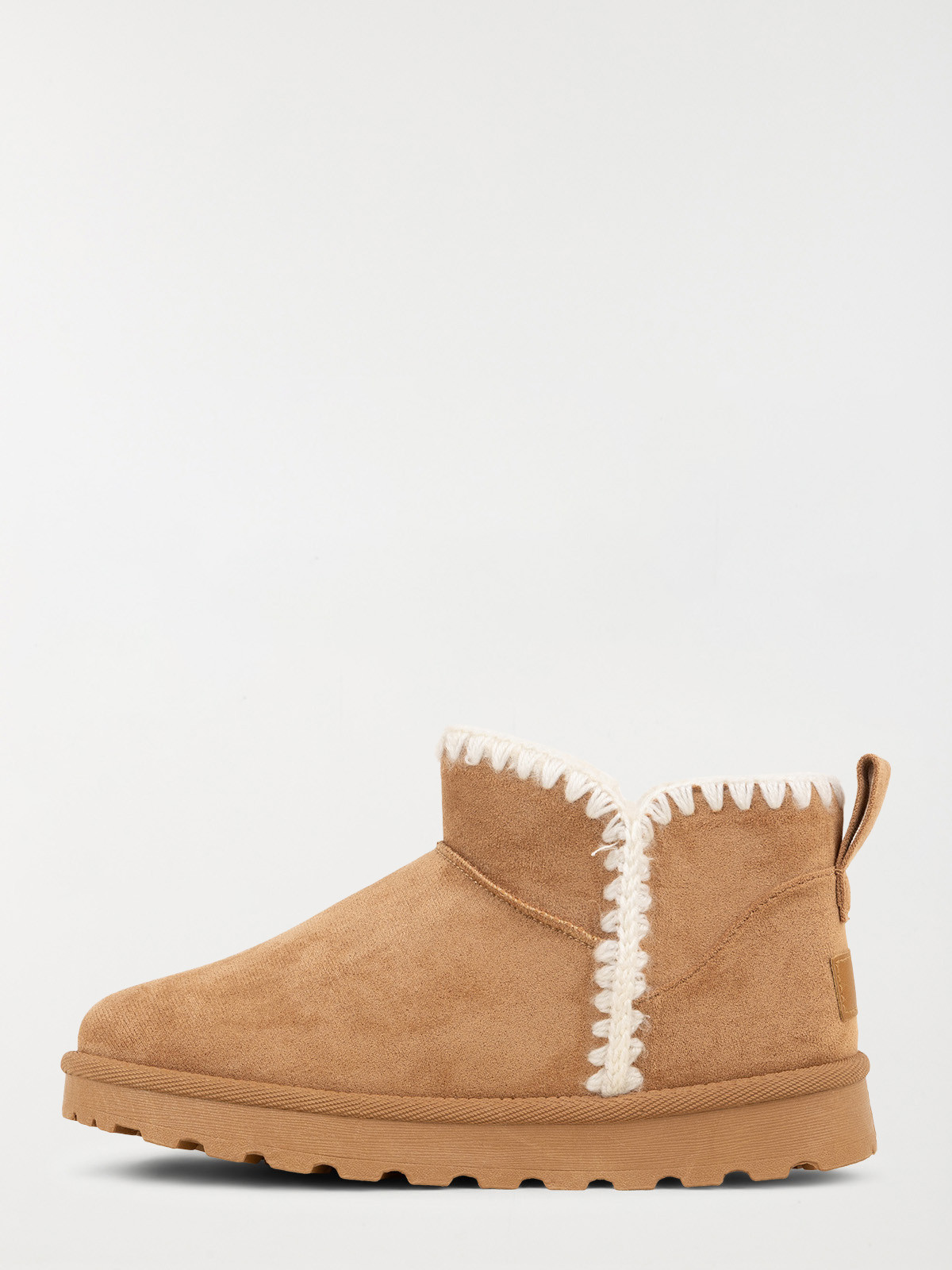 Bottine camel suédine femme (36-41)