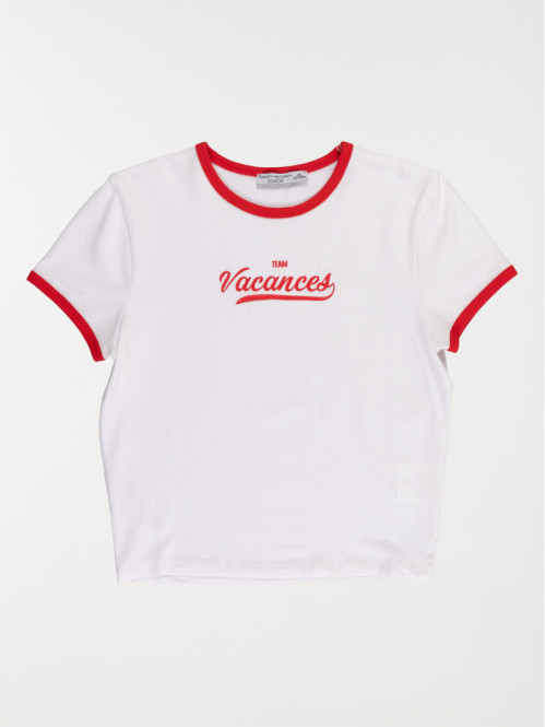 Tee-shirt team vacances...