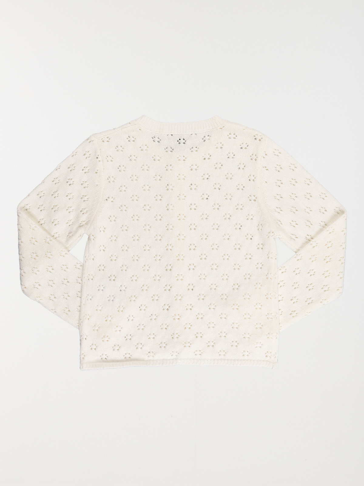 Gilet boutonné écru fille (3-12A) Gilet boutonné écru fille (3-12A)