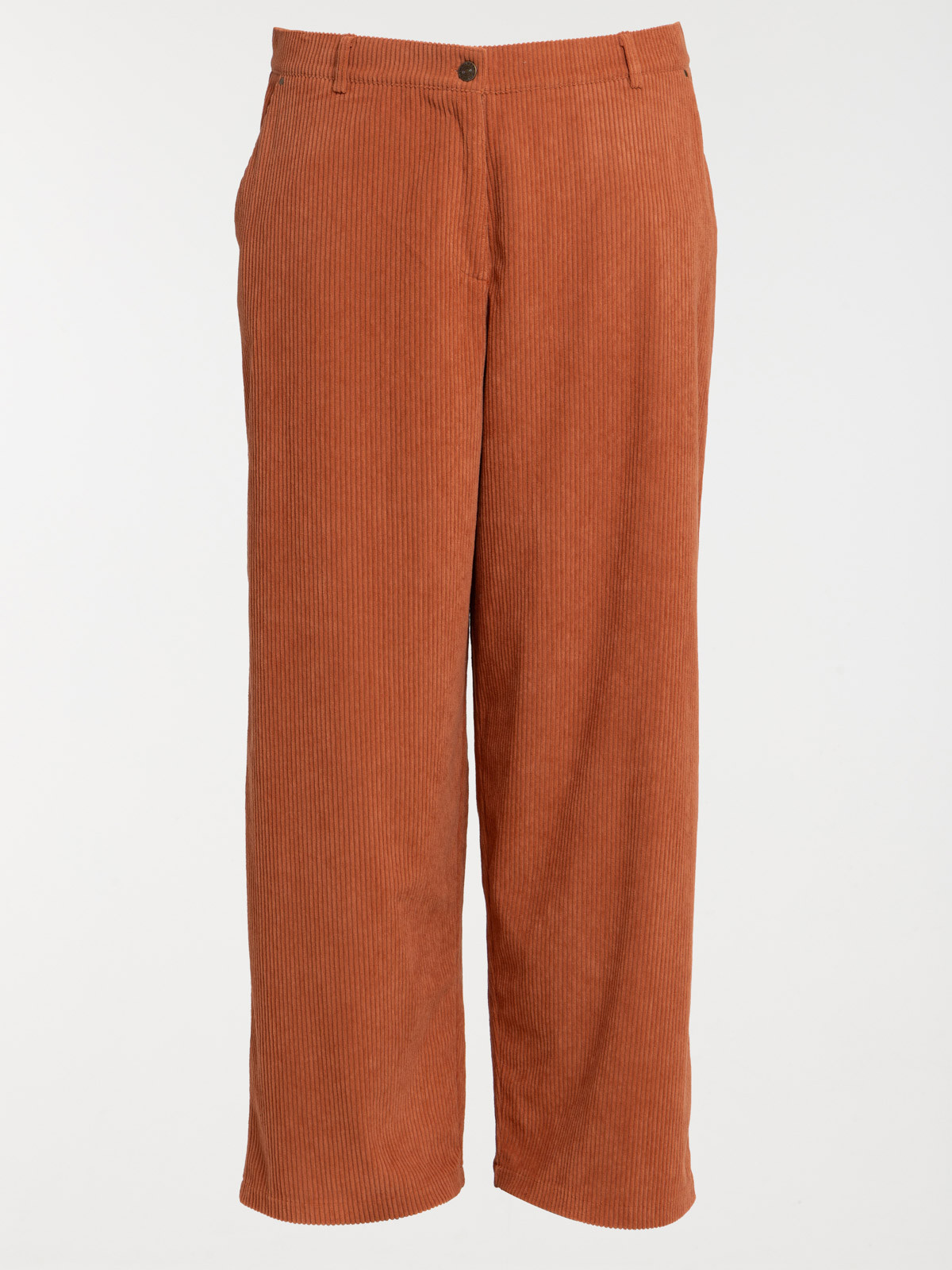Pantalon velours grande taille femme
