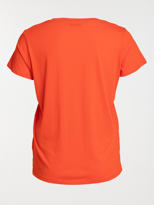 T-shirt message grande taille femme