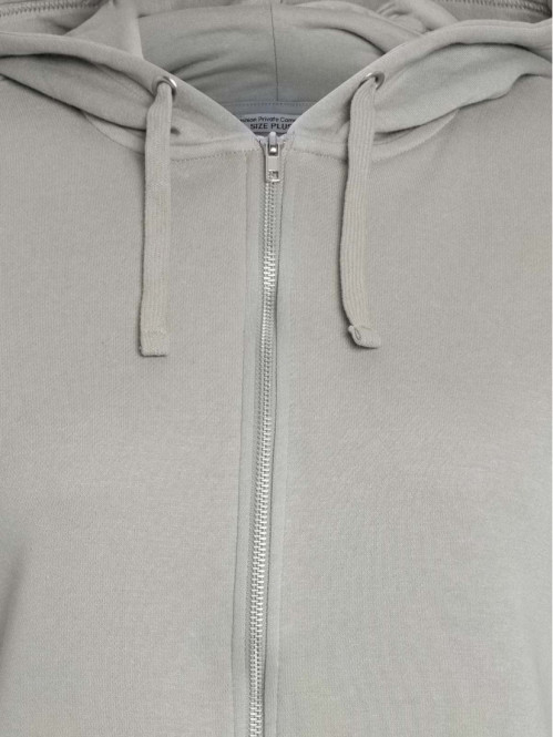 Sweat à capuche grande taille femme