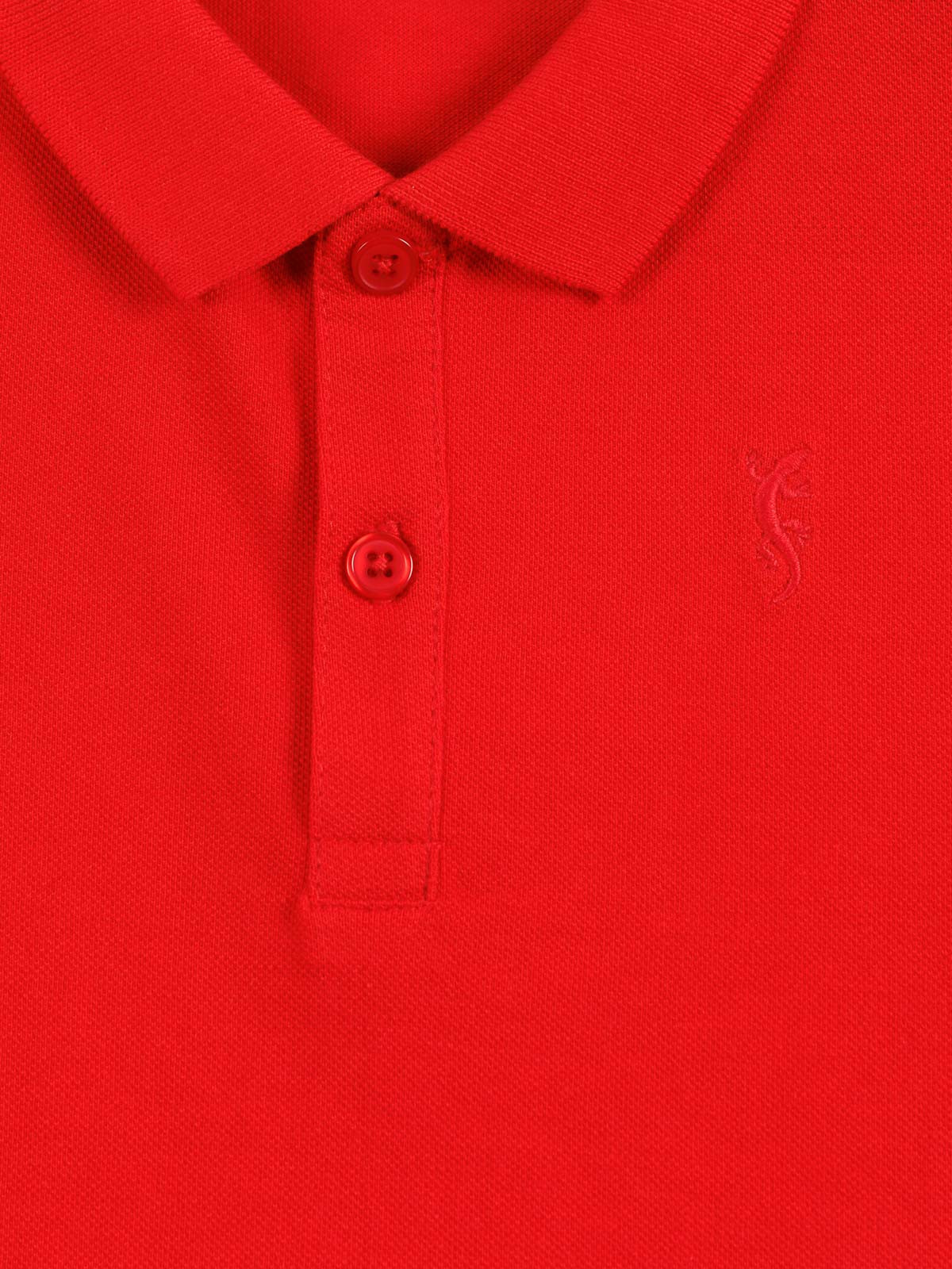 Polo rouge 100% coton garçon (3-12A)