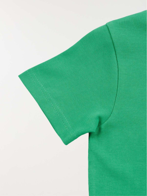 Polo vert 100% coton garçon (3-12A) Polo vert 100% coton garçon (3-12A)