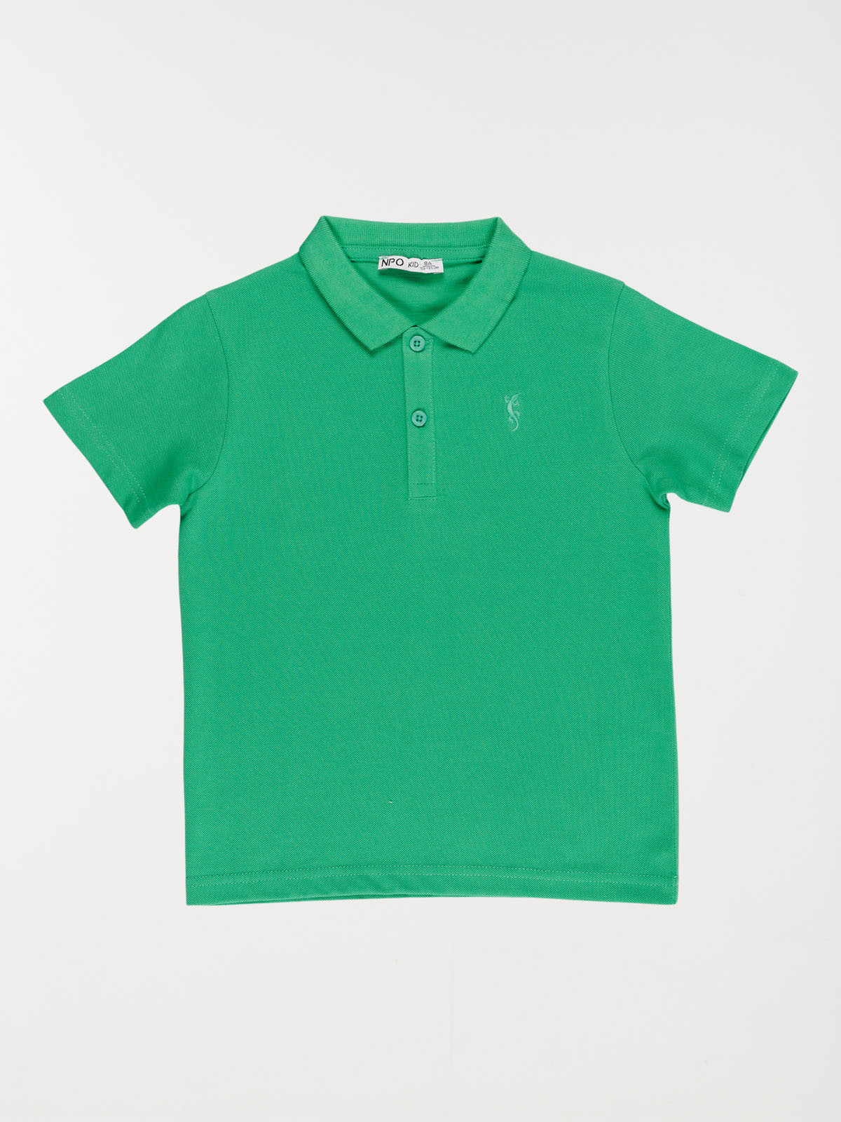 Polo vert 100% coton garçon (3-12A)