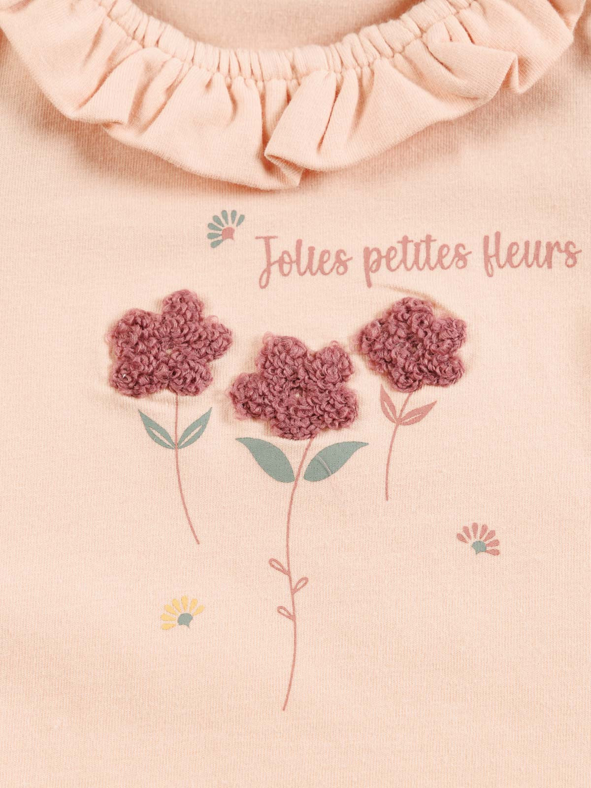 T-shirt petites fleurs fille (3-36M)