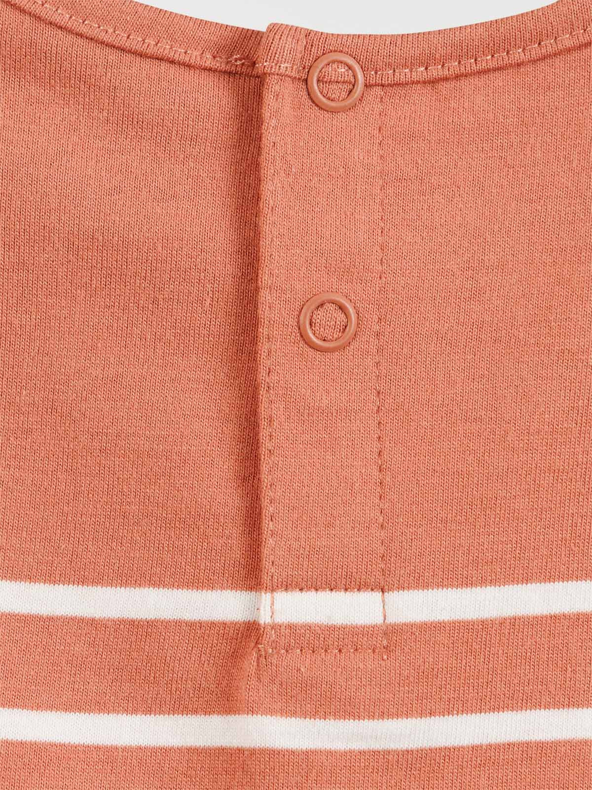 T-shirt rose sauvage rayé garçon (3-36M) T-shirt rose sauvage rayé garçon (3-36M)