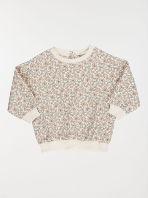 Sweat imprimé floral fille (3-36M)