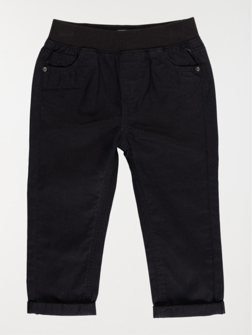 Pantalon noir basique garçon (3-36M)