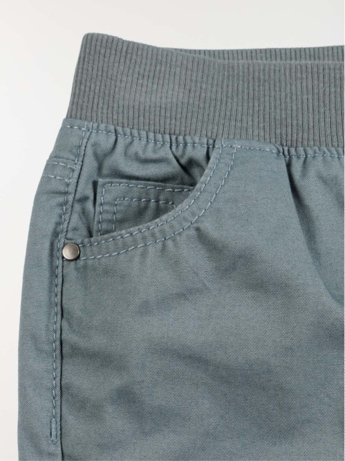 Pantalon bleu ardoise garçon (3-36M) Pantalon bleu ardoise garçon (3-36M)