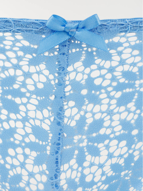 Culotte dentelle bleu ciel...