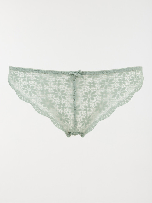 Culotte dentelle iceberg femme (S-XL)