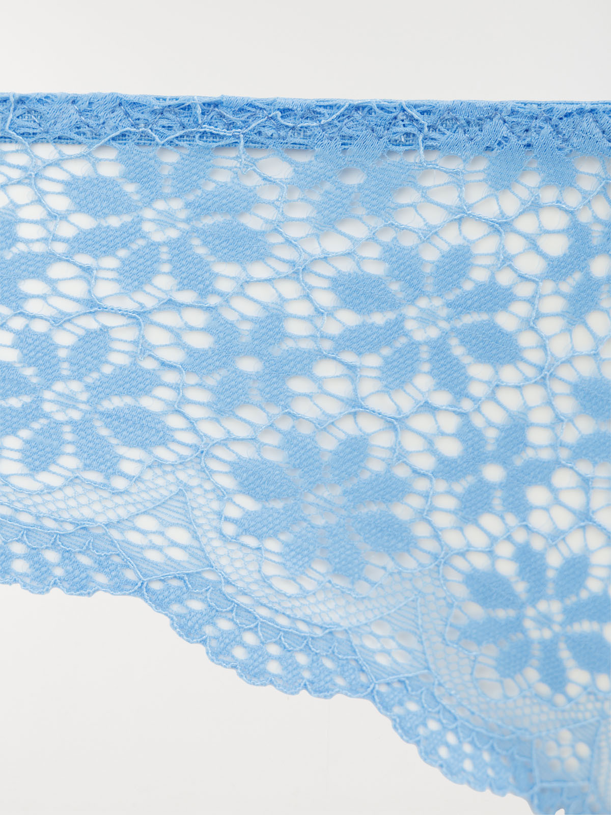 Shorty dentelle bleu ciel femme (S-XL)