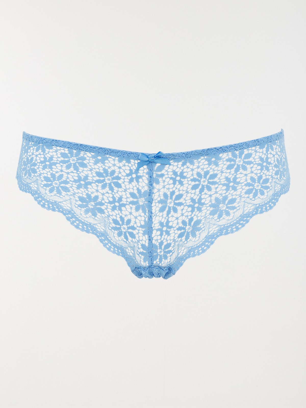 Shorty dentelle bleu ciel femme (S-XL)