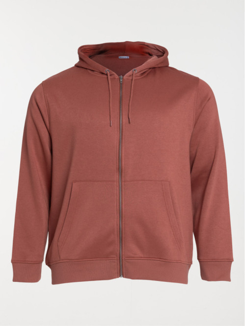 Sweat zippé grande taille...
