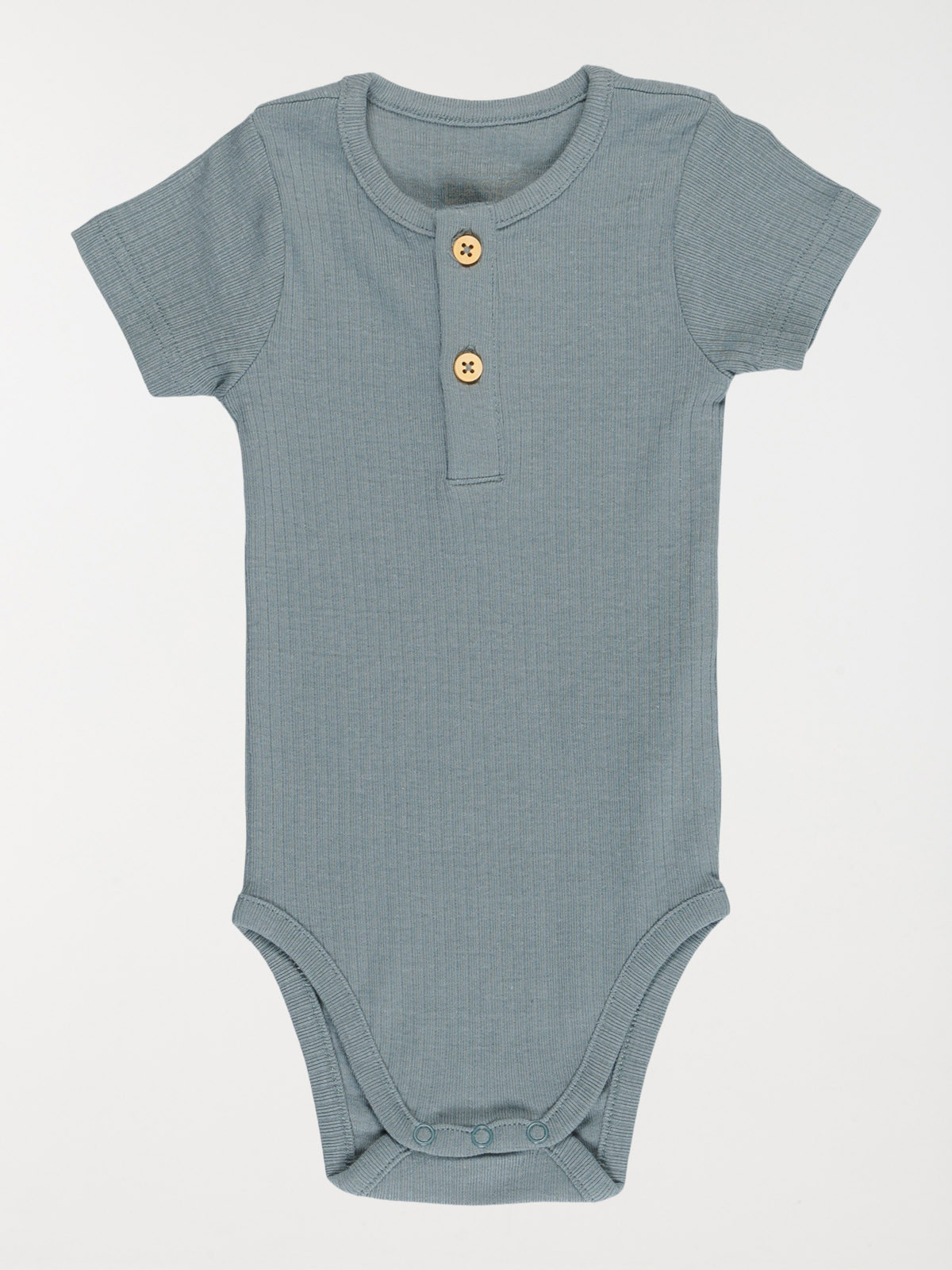 Lot 3 bodies col boutons garçon (3-24M)