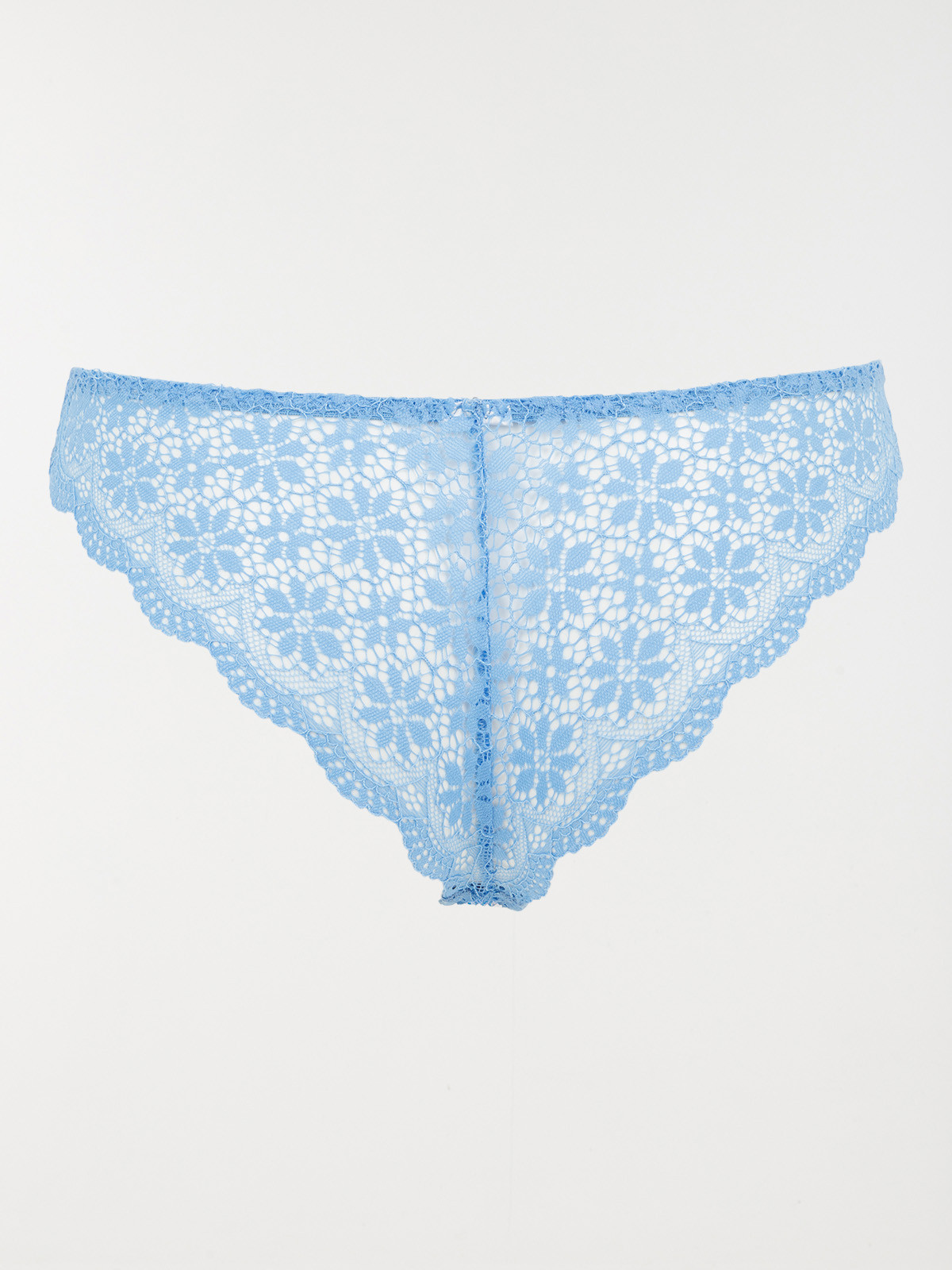 Tanga bleu ciel dentelle femme (S-XL) Tanga bleu ciel dentelle femme (S-XL)