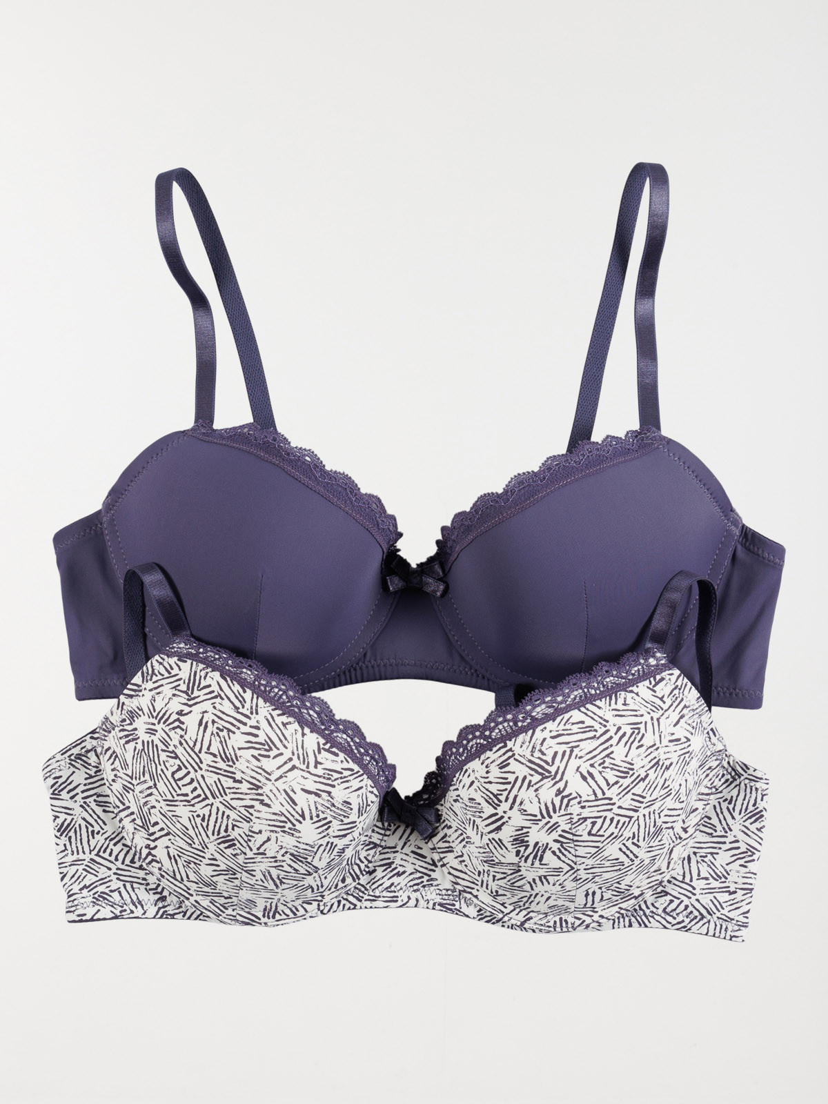 Lot 2 soutiens-gorge femme (85B-95E)